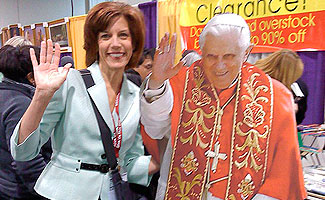 © 2013 Elizabeth Ficocelli. All Rights Reserved. Elizabeth and "Pope Benedict XVI"